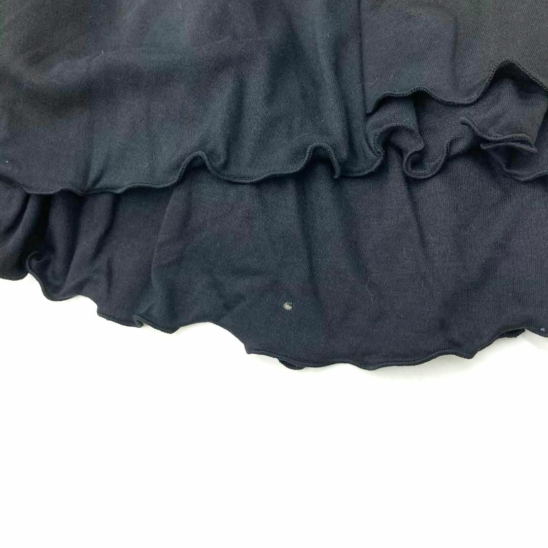 nano・universe(ナノユニバース)のナノユニバース ミニ丈 キュロット スカート ブラック レディース レディースのスカート(ミニスカート)の商品写真
