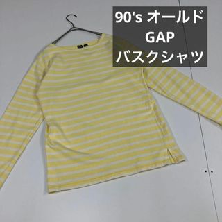 ギャップ(GAP)のGAP ギャップ　ロンT ボーダー　バスクシャツ　ボートネック　古着女子(カットソー(長袖/七分))