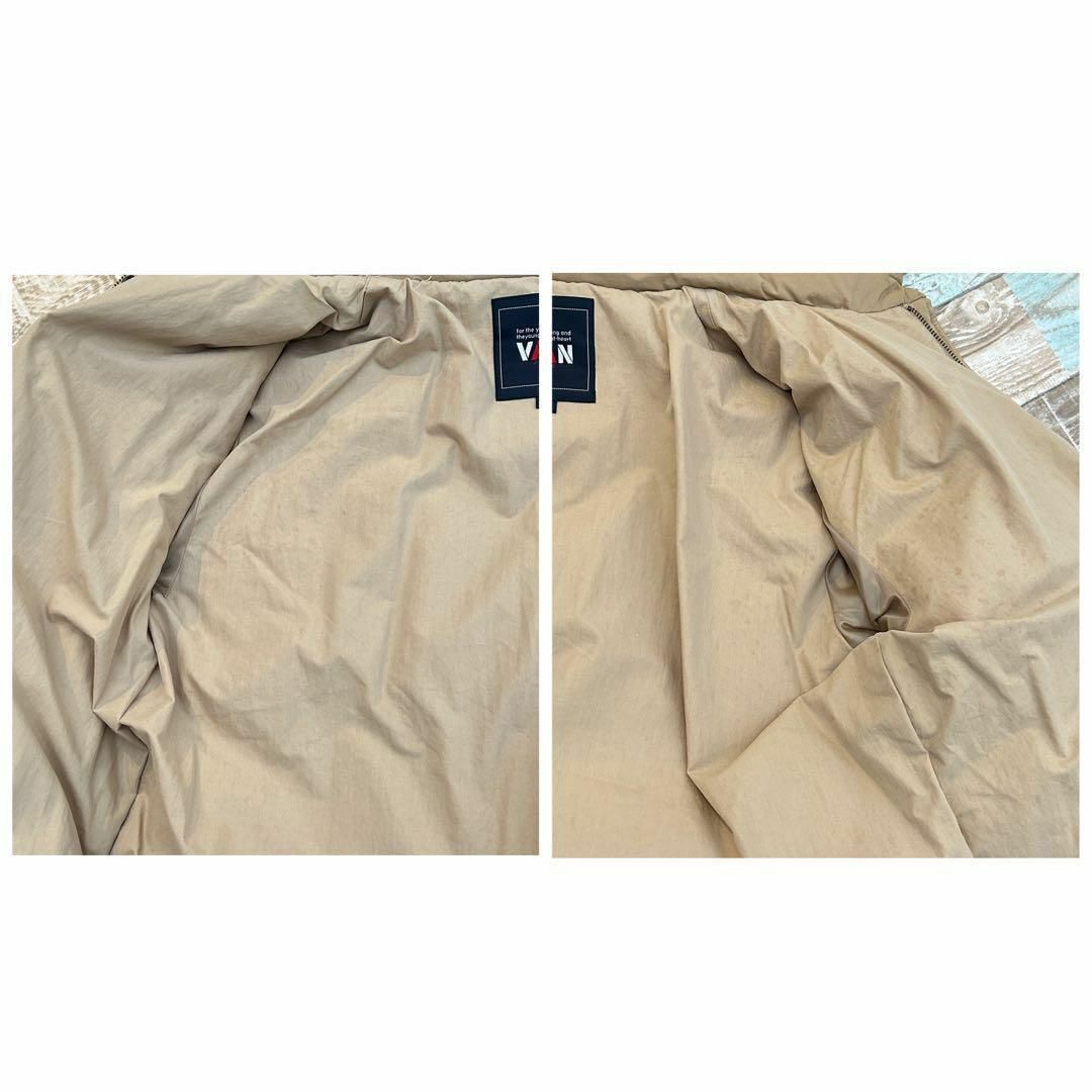 VAN Jacket(ヴァンヂャケット)のVAN JAC ヴァンヂャケット ダウンジャケット ベージュ L メンズのジャケット/アウター(ダウンジャケット)の商品写真
