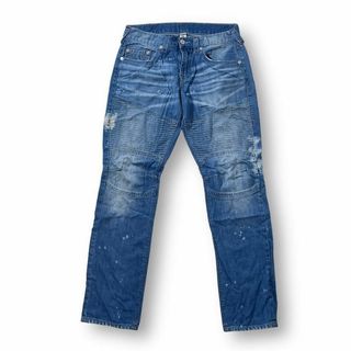 トゥルーレリジョン(True Religion)のトゥルーレリジョン デニム MOTO バイカー スプラッシュ３3 カーゴ(デニム/ジーンズ)