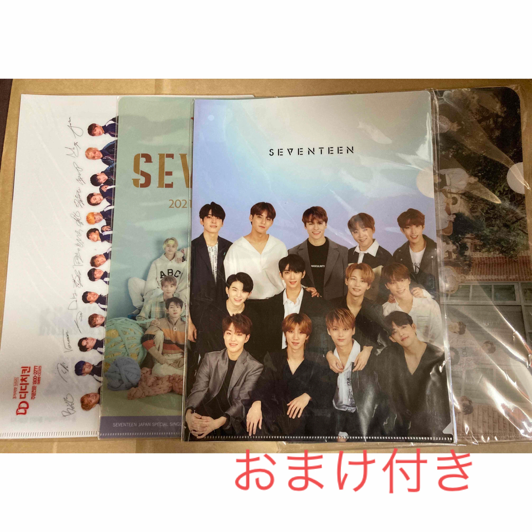 SEVENTEEN - セブチ クリアファイルセット おまけ付きの通販 by SEVENTEEN - セブチ クリアファイルセット おまけ付きの通販 by
