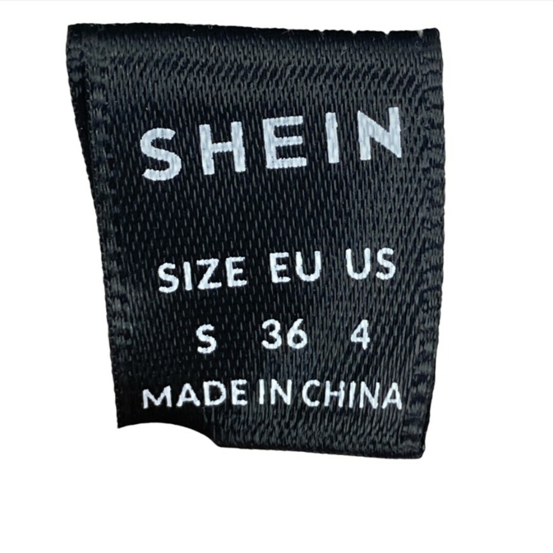 SHEIN(シーイン)のSHEIN シーイン 光沢 ホワイト レディース スカート きれいめ サイズS レディースのスカート(ひざ丈スカート)の商品写真