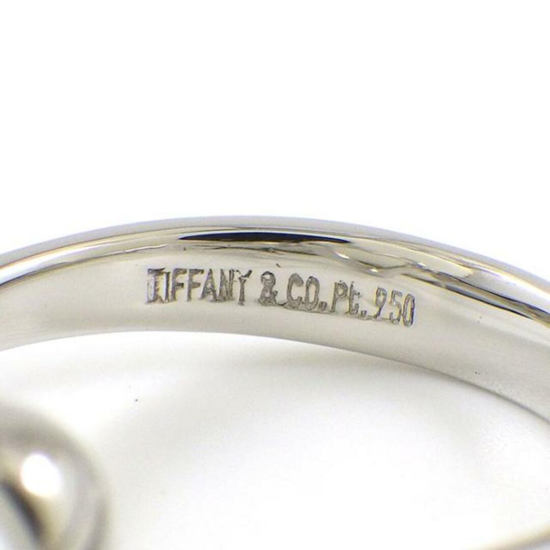 Tiffany & Co.(ティファニー)のティファニー Tiffany & Co. リング オープン ハート 6ポイント ダイヤモンド PT950 11号 【中古】 レディースのアクセサリー(リング(指輪))の商品写真