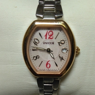 シチズン(CITIZEN)のシチズン ウィッカ ハッピーダイアリーソーラー電波腕時計H0F8-R007840(腕時計)