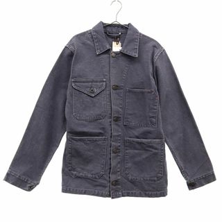 グロウン&ソーン 未使用 デニムジャケット M グレー grown&sewn タグ付き ジージャン メンズ 古着 【240212】(Gジャン/デニムジャケット)