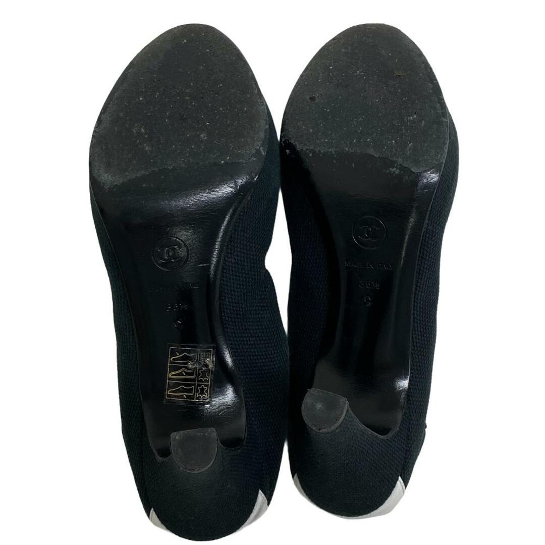 CHANEL(シャネル)のシャネル CHANEL パンプス
 ココマーク リボン ブラック レディースの靴/シューズ(ハイヒール/パンプス)の商品写真