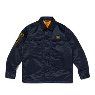 ヒューマンメイド(HUMAN MADE)の完売品 ！HUEMAN MADE  PADDED CPO SHIRT  NAVY(ブルゾン)