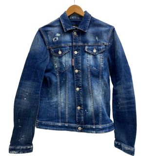 ディースクエアード(DSQUARED2)のディースクエアード DSQUARED2 デニムジャケット
 19AW 48 S74AM0976 ブルー(Gジャン/デニムジャケット)