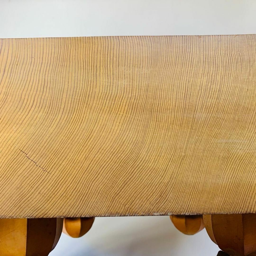 希少品】囲碁盤 天柾目 脚付 へそ有 極厚 約5寸9分 15.4kg 希少品】囲碁盤 天柾目 脚付 へそ有 極厚 約5寸9分 15.4kg