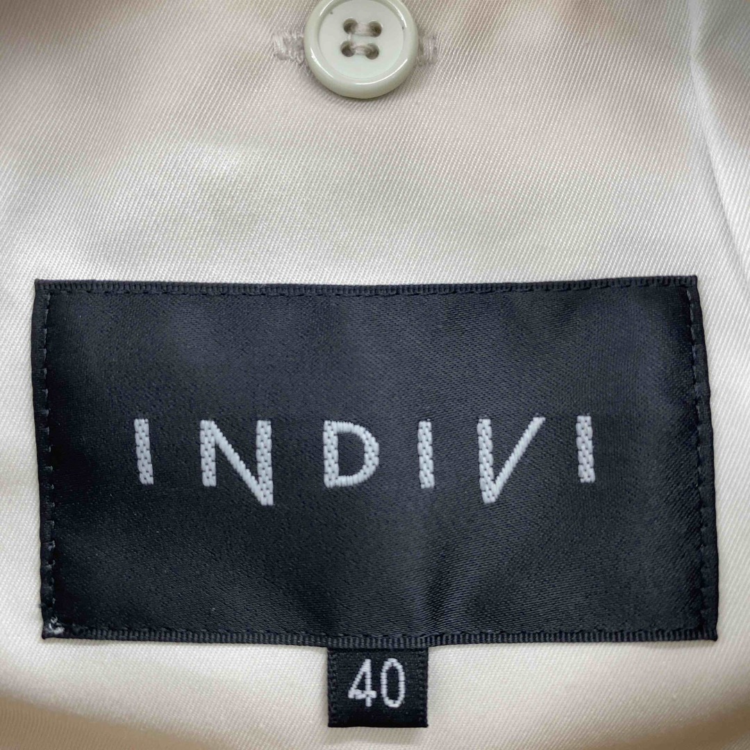 INDIVI(インディヴィ)のINDIVI レディース インディヴィ トレンチコート ベージュ レディースのジャケット/アウター(トレンチコート)の商品写真