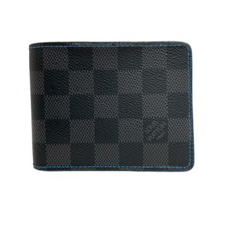 ルイヴィトン(LOUIS VUITTON)のルイヴィトン LOUIS VUITTON 札入れ
 ダミエグラフィット ポルトフォイユ・スレンダー N64033 ブラック(折り財布)