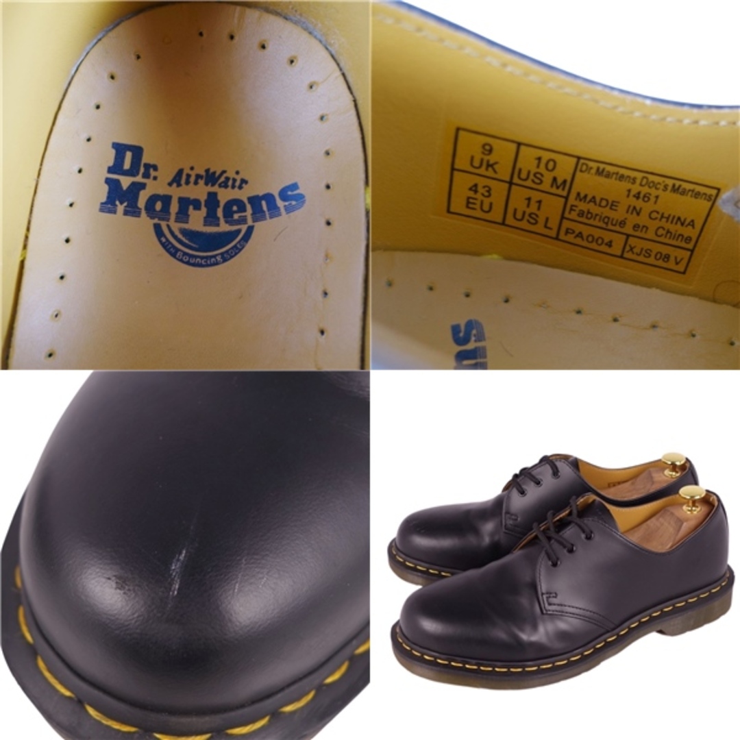 Dr.Martens(ドクターマーチン)のドクターマーチン Dr.Martens レザーシューズ ダービーシューズ 1461 3ホール ローカット レザー シューズ 靴 メンズ UK9 EU43 US10(28cm相当) ブラック メンズの靴/シューズ(ドレス/ビジネス)の商品写真