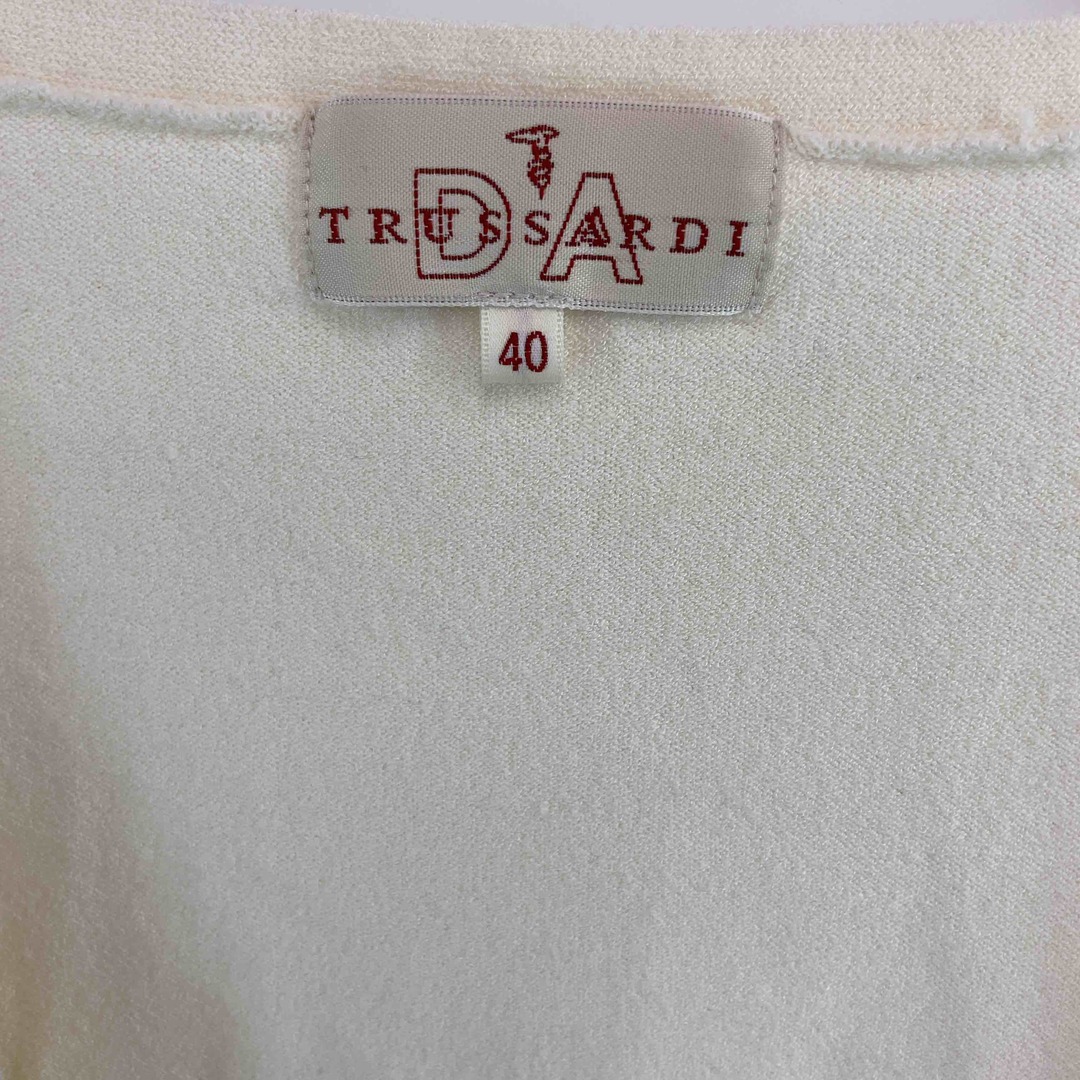 Trussardi(トラサルディ)のTRUSSARDI トラサルディ レディース  カーディガン カットソー ボレロ ベージュ レディースのトップス(カーディガン)の商品写真