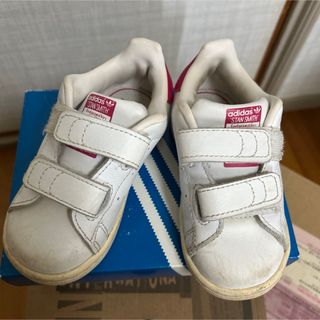 アディダス(adidas)のadidas☆ベビースニーカー12.5♪ピンク(スニーカー)