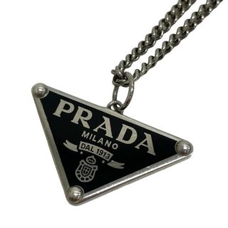 プラダ(PRADA)のプラダ PRADA ネックレス
 三角プレート 925 シルバー(ネックレス)