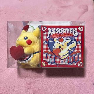 ポケモン(ポケモン)のモロゾフ　ピカチュウ バレンタイン　ぬいぐるみセット(ぬいぐるみ)