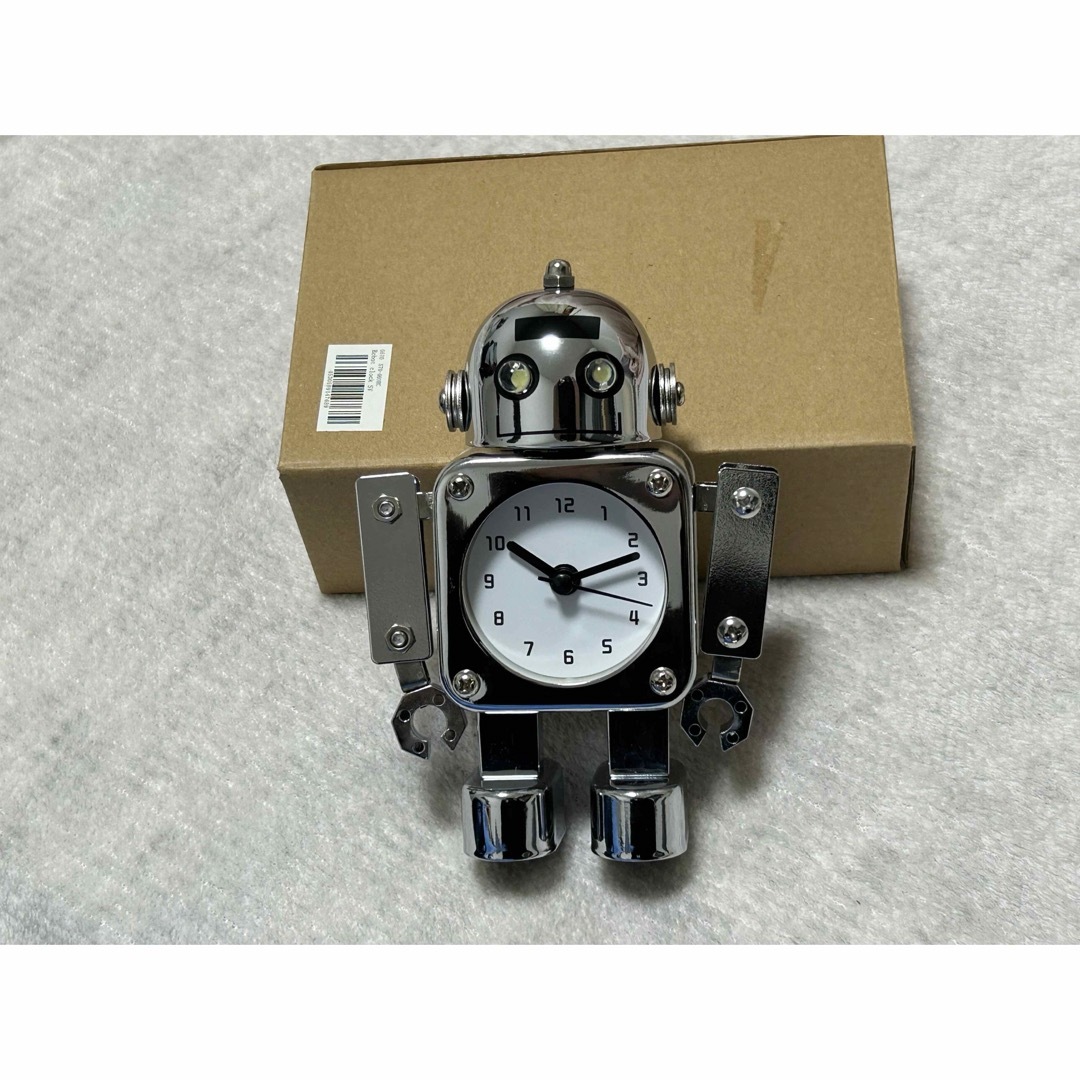 ロボット型置き時計 インテリア/住まい/日用品のインテリア小物(置時計)の商品写真