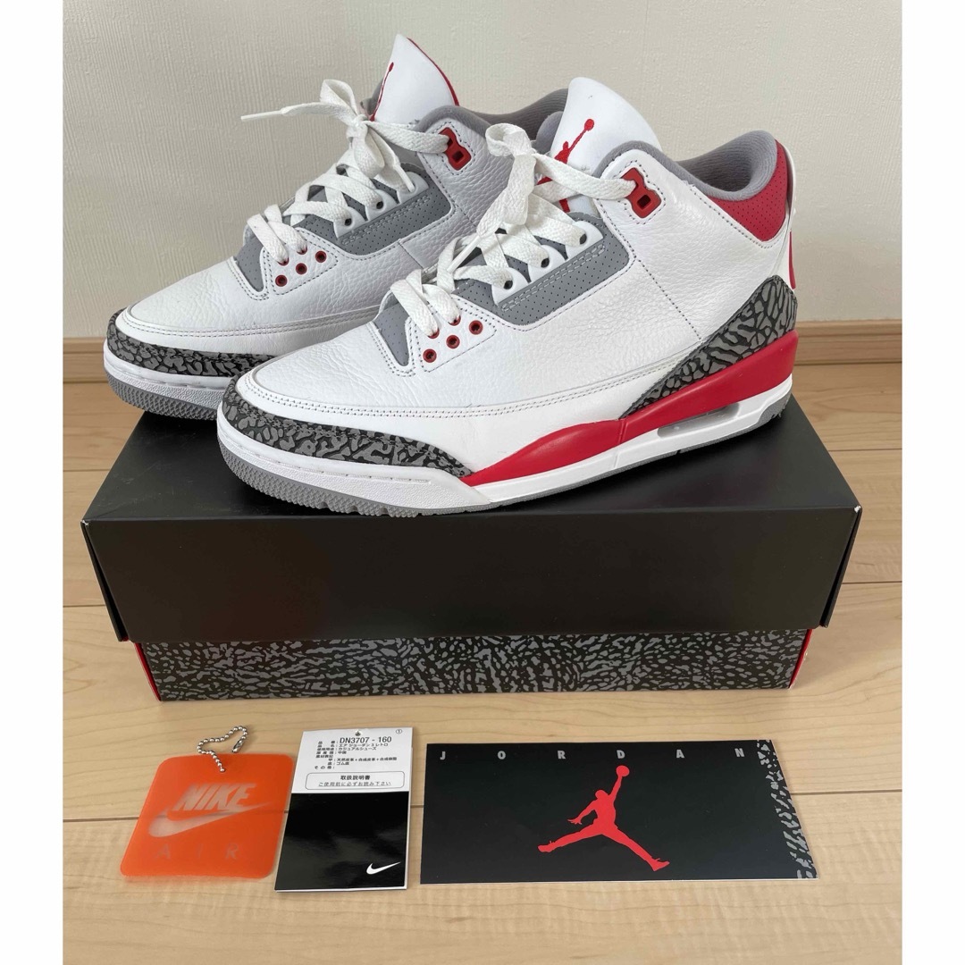 Jordan Brand（NIKE）(ジョーダン)のNike Air Jordan3 OG Fire Red ナイキ ジョーダン3 メンズの靴/シューズ(スニーカー)の商品写真