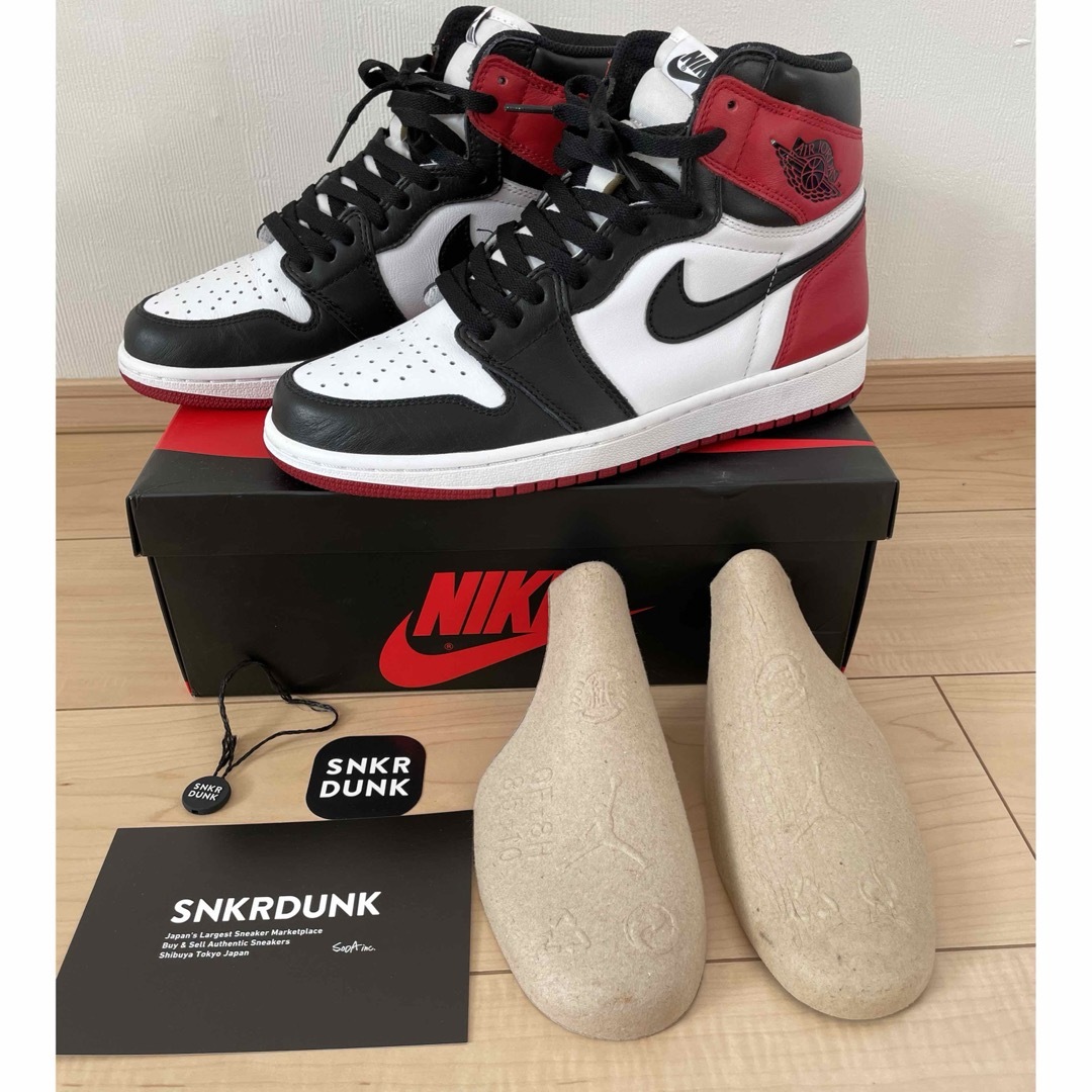 Jordan Brand（NIKE）(ジョーダン)のNike Air Jordan1 High OG Black Toe つま黒 メンズの靴/シューズ(スニーカー)の商品写真