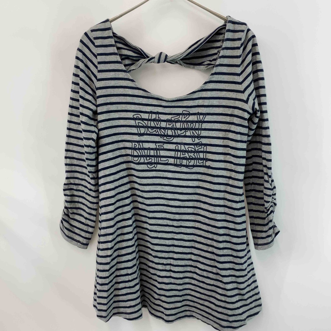 BURBERRY BLUE LABEL(バーバリーブルーレーベル)のBURBERRY レディース バーバリー カットソー七部 ボーダー レディースのトップス(Tシャツ(長袖/七分))の商品写真