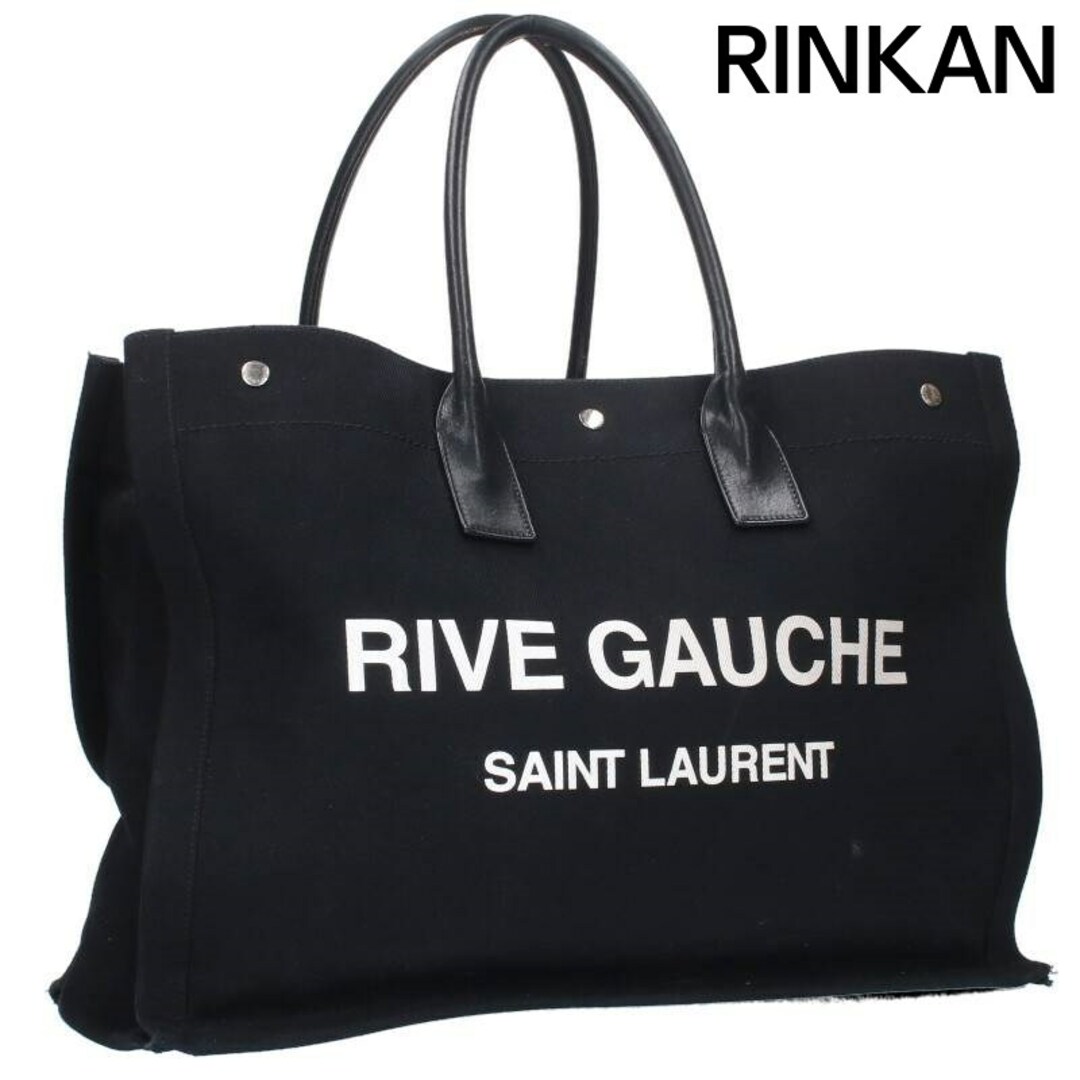 Saint Laurent(サンローラン)のサンローランパリ  509415 リヴゴーシュロゴプリントキャンバストートバッグ メンズ メンズのバッグ(トートバッグ)の商品写真