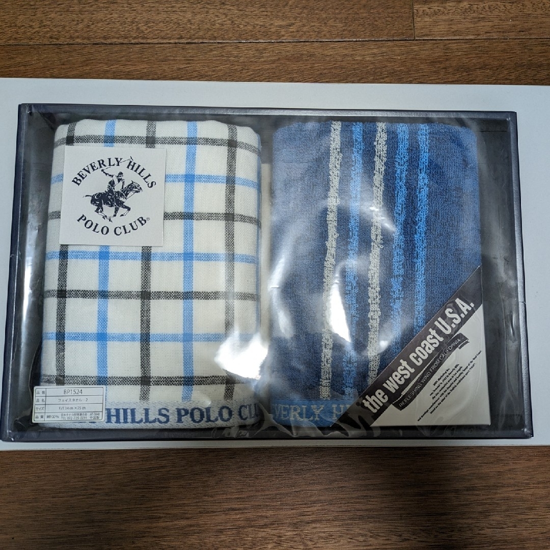 BEVERLY HILLS POLO CLUB（BHPC）(ビバリーヒルズポロクラブ)のBEVERLY HILLS POLO CLUB フェイスタオル インテリア/住まい/日用品の日用品/生活雑貨/旅行(タオル/バス用品)の商品写真