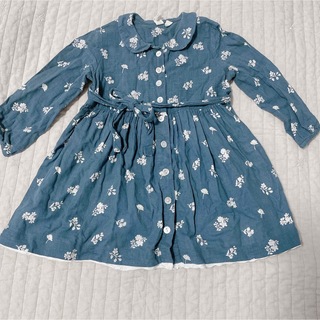 キャラメルベビー&チャイルド(Caramel baby&child )のlittle cotton clothes フローラルワンピース(ワンピース)