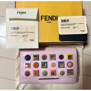 フェンディ(FENDI)のFENDI チェーンウォレット ピンク(ショルダーバッグ)