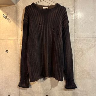 コモリ(COMOLI)のNICENESS BONNIE ウールパフ タクティカルセーター L 23AW(ニット/セーター)