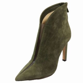 ジミーチュウ(JIMMY CHOO)の美品 19SS ジミーチュウ スエード ショートブーツ ブーティ シューズ (ブーツ)