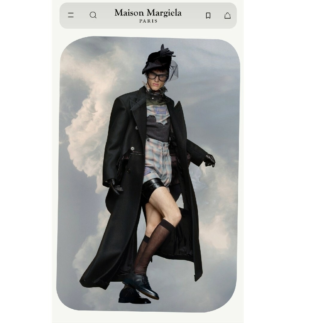 Maison Martin Margiela(マルタンマルジェラ)の至極　超稀少　メゾン・マルジェラ　世界最高峰　コレクション　デコルティケ　コート メンズのジャケット/アウター(チェスターコート)の商品写真