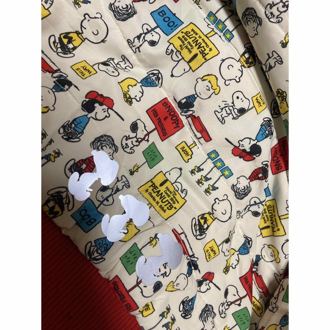 SNOOPY(スヌーピー)の【95㎝】中綿リバーシブルアウター スヌーピー キッズ/ベビー/マタニティのキッズ服男の子用(90cm~)(ジャケット/上着)の商品写真