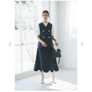 ドゥロワー drawerコットンアシンメトリースカート定価八万円　レモンイエローお探しの方いかがでしょうか