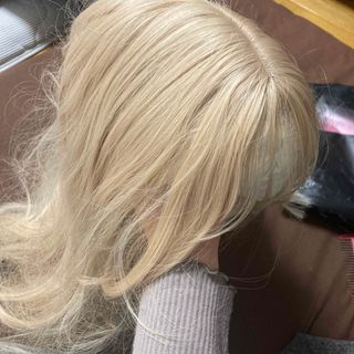 アマゾン(Amazon)のAISI HAIR 金髪　ロング　姫カット　ウィッグ(ウィッグ)