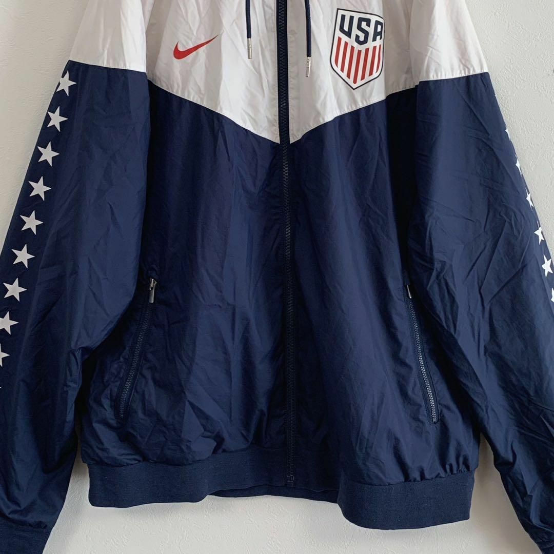 NIKE(ナイキ)のNIKE USA スポーツ ウェア アウター ウィンドブレーカー Lサイズ メンズのトップス(ジャージ)の商品写真