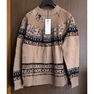 サカイ(sacai)の2新品 sacai サカイ Eric Haze コットン ニット セーター(ニット/セーター)