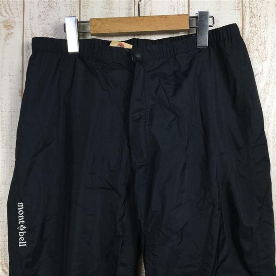 mont bell(モンベル)のMENs W-M L-Srt  モンベル レインハイカー パンツ ドライテック2L防水透湿 レインシェル MONTBELL 1128663 ブラック系 メンズのメンズ その他(その他)の商品写真