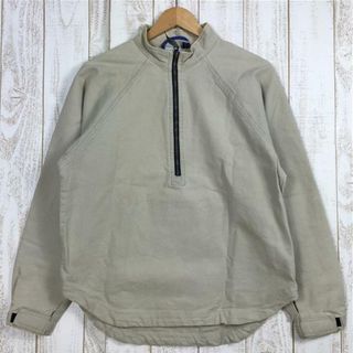 MENs S  アイベックス コットン キャンバス プルオーバー シャツ Cotton Canvas Pullover Shirts アメリカ製 生産終了モデル 入手困難 IBEX ベージュ系(その他)