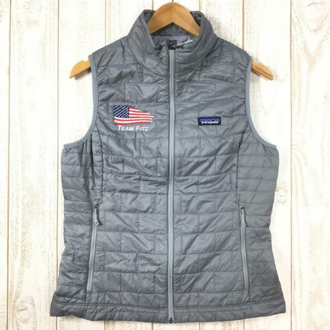 patagonia(パタゴニア)のWOMENs M  パタゴニア ナノパフ ベスト Nano Puff Vest プリマロフト ゴールド インサレーション ユニフォーム 入手困難 PATAGONIA 84247 FEA Feather Grey グレー系 レディースのファッション小物(その他)の商品写真