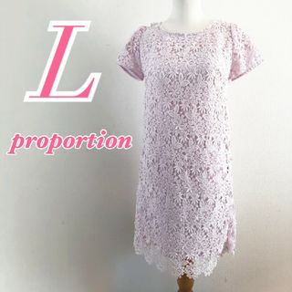 PROPORTION BODY DRESSING - ウーリッシュフラノバックレース