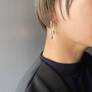 【ストレートバーピアスシルバー】インポートzara todayful roku(ピアス)