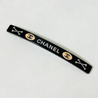 シャネル(CHANEL)の美品　CHANEL シャネル　ココマーク　ボーン　バレッタ　03P(バレッタ/ヘアクリップ)