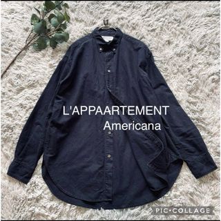 アパルトモンドゥーズィエムクラス(L'Appartement DEUXIEME CLASSE)のアパルトモン別注  Americana OX Shirts ビックシルエット(シャツ/ブラウス(長袖/七分))