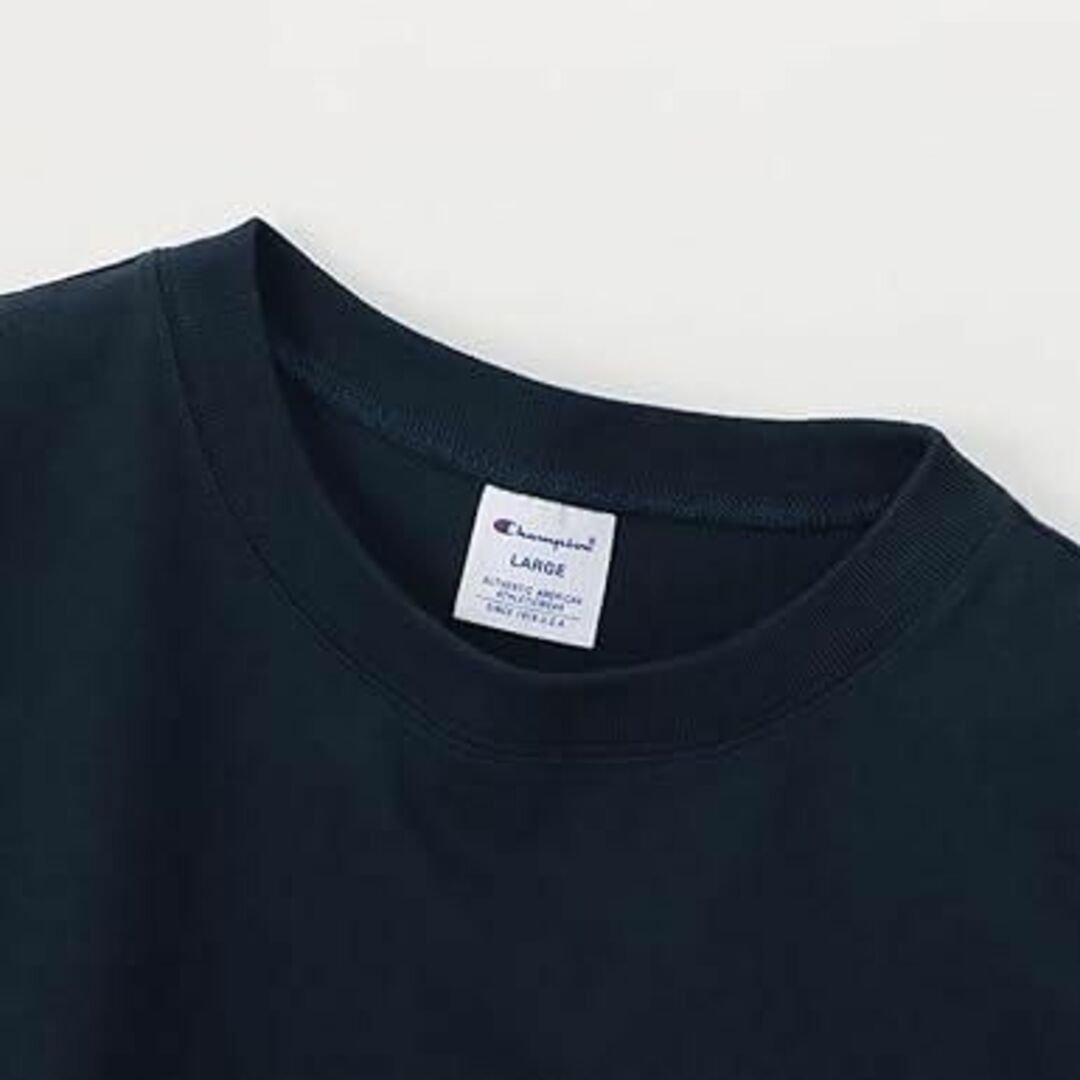 チャンピオン ロングスリープポケット BASIC C3-Y432 ネイビー メンズのトップス(Tシャツ/カットソー(七分/長袖))の商品写真