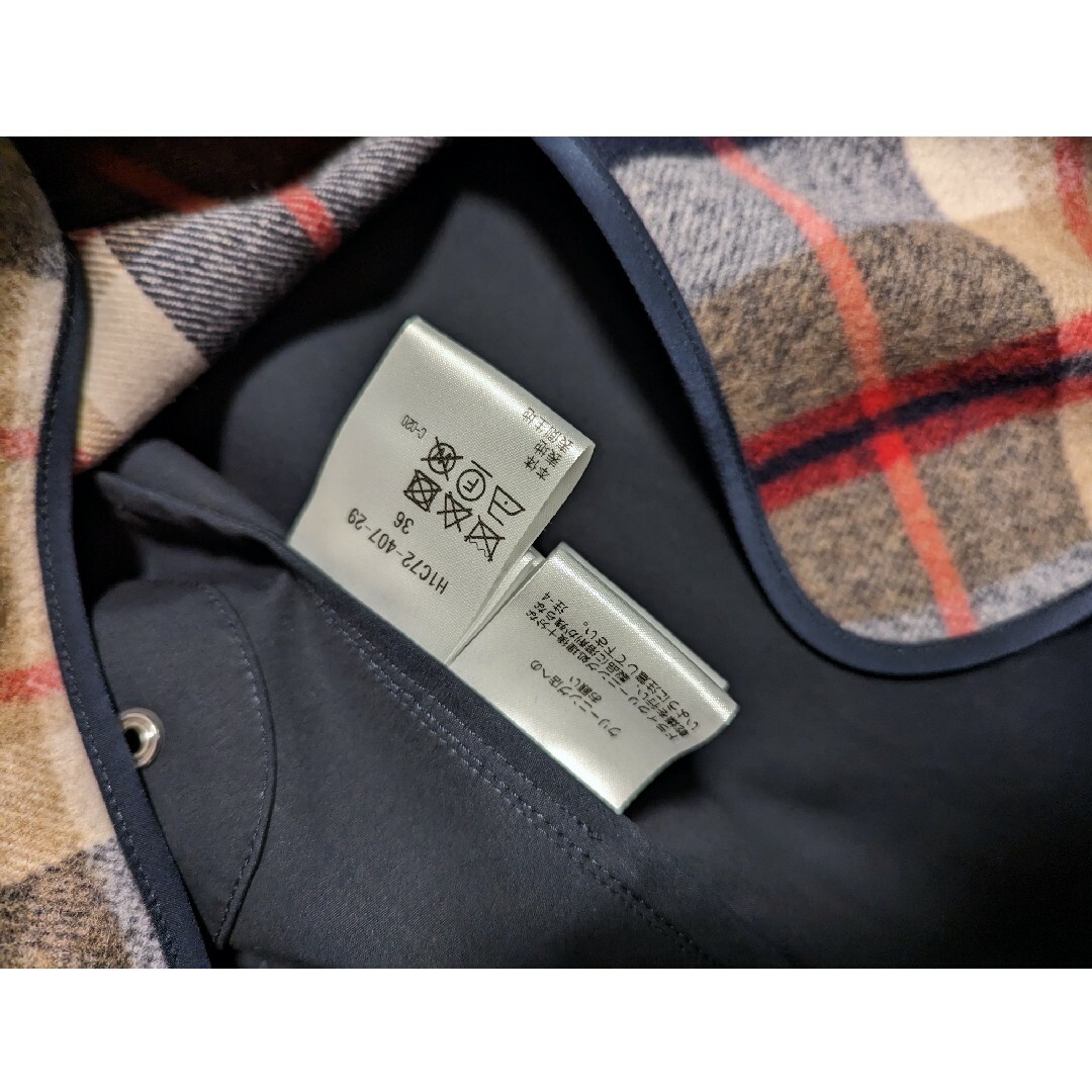 MACKINTOSH PHILOSOPHY(マッキントッシュフィロソフィー)の【たち様】マッキントッシュ フィロソフィー コートコットン ネイビー 日本製 メンズのジャケット/アウター(ステンカラーコート)の商品写真