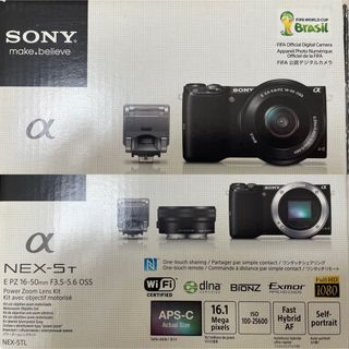 ソニー(SONY)のSONY α NEX-5T パワーズームレンズキット(ミラーレス一眼)