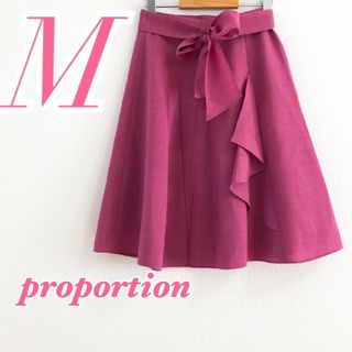 プロポーションボディドレッシング(PROPORTION BODY DRESSING)のプロポーションボディドレッシング　フレアスカート　M　ピンク　ポリ100%(その他)