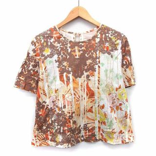 アザー(other)のジェーンモア JANE MORE カットソー Tシャツ 花柄 ステッチプリント(カットソー(半袖/袖なし))