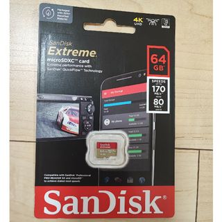 SanDisk - SanDisk microSDXCカード 64GB SDSQXAH-064G-…