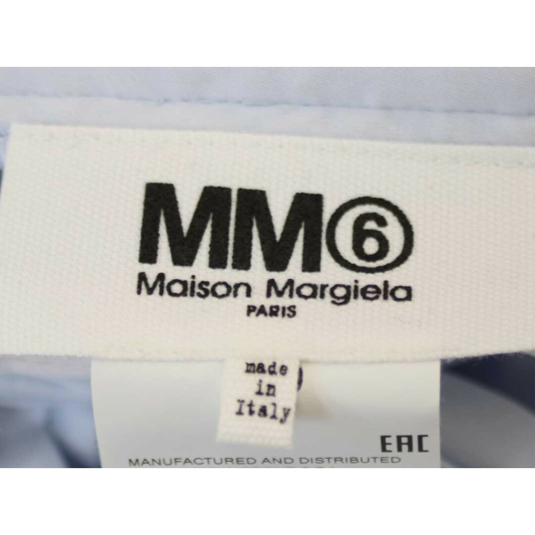 【超目玉】 ‡MM6 Maison Margiela/MM6 メゾンマルジェラ‡ロングプリーツスカート/S52MA0036/ロング丈 ライトブルー/水色 レディース 40 春夏 612032